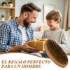 Cepillo Para Barba De 11cm,Cerdas De Jabalí De Bigote Para