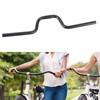 Mountain Bike Handlebar 25.4mm Diameter 580mm Extra Long Handlebar Aluminum