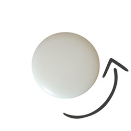 Pack of 10 Junction Box White Ceiling Socket Cover Box Cable Box Distribution Box Surface-Mounted Canopy Lamp Ceiling Rose Blind Cover Ultra Flat Diameter 10 cm Height 1.5 cm (10 x 100 mm)