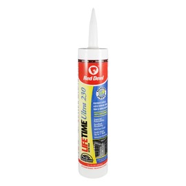 Red Devil 077040 Lifetime Ultra Premium Elastomeric Acrylic Latex Sealant, 10.1 oz., Brown, 1 Pack