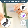 FDFuZhao Hearing Aid Case Hard Pocket Size, Cushioned Interior for