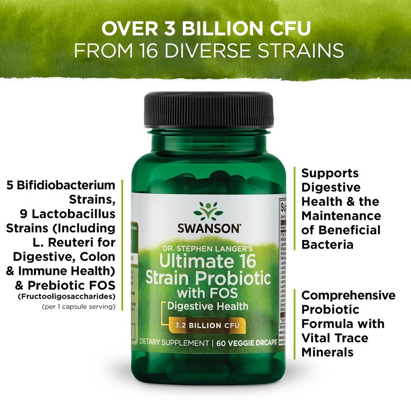 Swanson Swanson Dr. Stephen Langer's Formula - Natural Probiotic w/Prebiotic