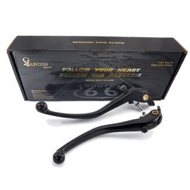 LE LEFOSSI Premium Aluminum Motorcycle Brake & Clutch Lever Compatiable with Ducati 749 848 EVO 999 1098 1198 1199 Streetfighter 1100 Monster 1100 EVO Multistrada 1200 -Safety, Smooth Brake, Black