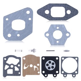 Gubeter Carburetor Carburetor Gasket Repair Conversion Kit for Partner 350 351 370 Chainsaw Parts for Walbro Carburetor 33-29