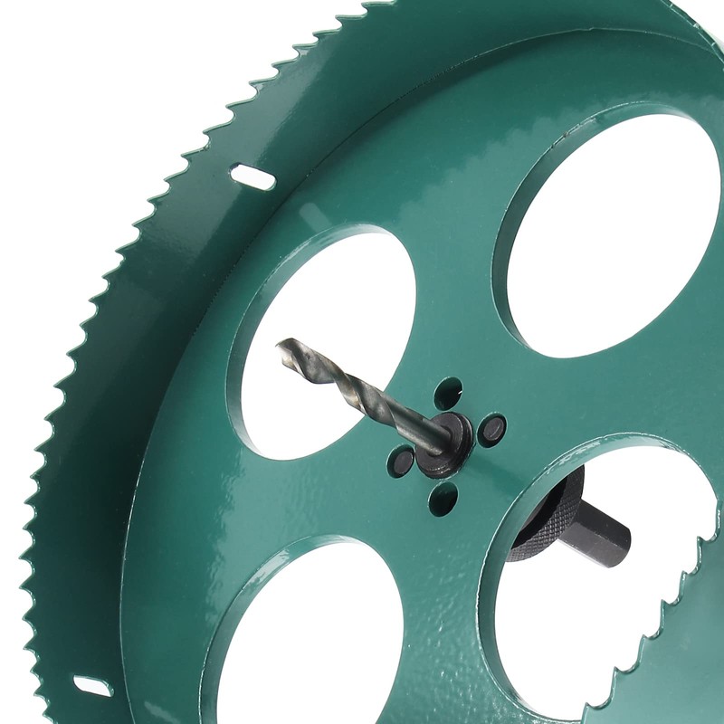 Qjaiune 9 Inch Hole Saw with Heavy Duty Arbor, 229mm
