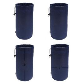 Augbunny Durable Drawstring Water Resistant Dust Flap Stuff Sack Bag 4-pack