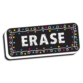 Ashley Productions Magnetic Whiteboard Eraser, Chalk Loops, 2" x 5"