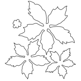 Sizzix Bigz Stanze ""Tattered"" Poinsetta von Tim Holtz, Mehrfarbig