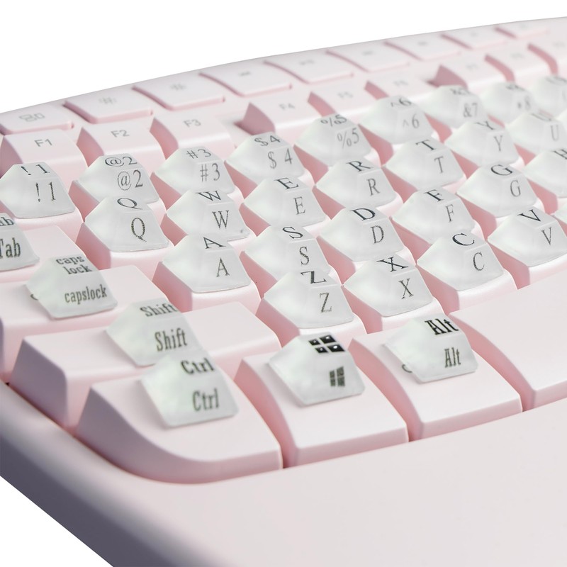 Ivaso 80 Pcs Keyboard Sticker for Long Nails Typing and