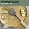 Fackelmann Ecolution Spatula - Wood Fibre and Organic Plastic Slotted