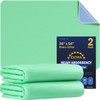 2 Pack 36” x 54” Extra Heavy Absorbency Washable Underpads,