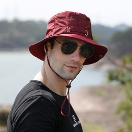 Peicees Fishing Hat Summer Sun Bonnie Hat UPF 50+ UV Protection Wide Brim Cap Waterproof Safari Hat for Men Women Boys and Girls | Perfect Bucket Hat for Adventure Hunting Camping Hiking Travel Beach