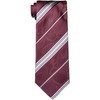 Hiroko Koshino 003254-20000-4905 04 Necktie, Chinta Patterned Stripe, Red Base,