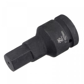 uxcell 27mm Impact Hex Bit Socket, 1" Drive 102mm Length CR-MO Steel Metric Sizes