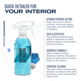 Gyeon Interior Detailer 500ml - All Surface Total Car Interior Cleaner - Easy Cleaning and Disinfecting of Your Dashboard, Door Cards, Screens, Plastics