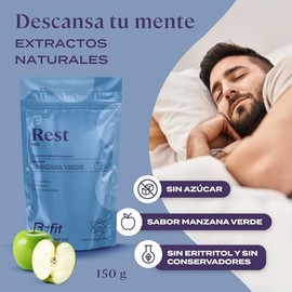 B-FIT B Nootropicos - Extractos Naturales - 30 Porciones 150g en Polvo - Sin Azcar - Incluye Scoop - Con Magnesio y Manzanilla Gaba y L-Triptfano -...