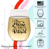 GLASSICLE Retirement Wine Glass - 15 Oz, Scratch-Resistant Funny Wine