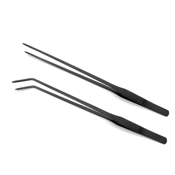 2 Pcs Reptile Feeding Tongs, Super Thick Stainless Steel Forceps