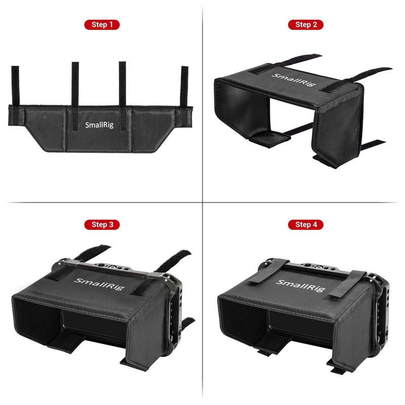 SMALLRIG Sun Hood for Atomos Ninja V Monitor, Sunshade for