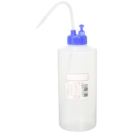 Yasumoto Kasei NT Cleaning Bottle, Color Cap B Type (With Cook), 33.8 fl oz (1000 ml), Cobalt Blue #8