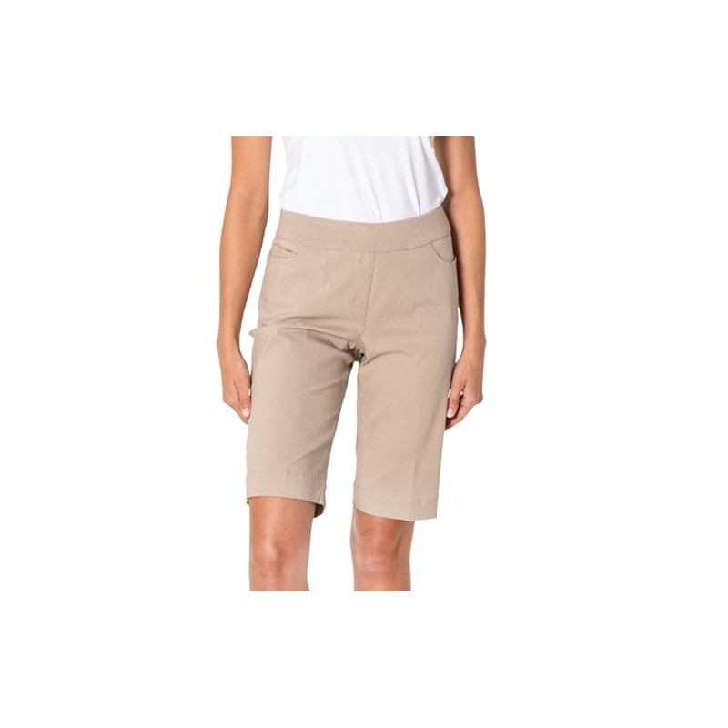 SLIM-SATION - Pantalón Corto de Golf para Mujer con Bolsillos
