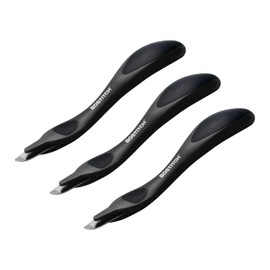 Bostitch Office Professional Push Style Easy Staple Remover, Black, 3-Pack (30000-BLK-3PK)