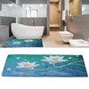 Bathroom Runner Practical Breathable Soft Comfortable Exquisite Design Decorative Carpet