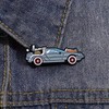 Time Machine Car Lapel Pin Badge Brooch