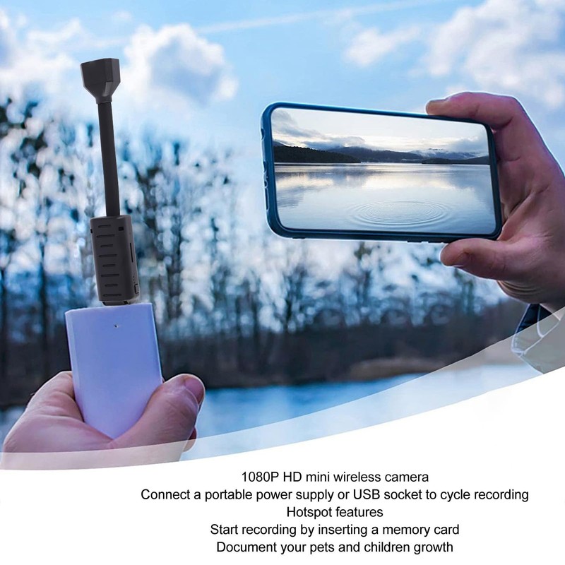 Elprico Mini WiFi Wireless Camera, 1080P Camera Secret Surveillance Cam