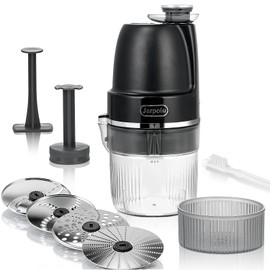4-Discs Electric Grater, Potato Masher for Creamy Puree, 200W