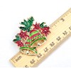 Gyn&Joy - Broche de Navidad esmaltado, Metal, Sin gemas.