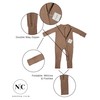 Nesting Club Ribbed Bamboo Baby Romper, Ribbed Bamboo Baby Pajamas