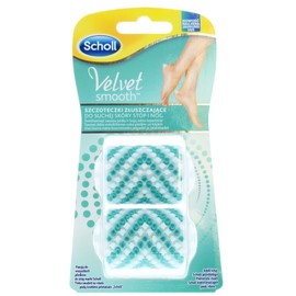 SCHOLL Velvet Smooth Dry Skin EXFOLIATOR Refill 2 Pack