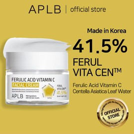 APLB Ferulic Acid Vitamin C Facial Cream | FERUL VITA CEN™ 41.5% 1.86 FL.OZ/Korean Skincare, Antioxidant, Wrinkle care, Dark spots, Elasticity care, Helps with skin discoloration
