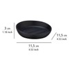 Wenko Badi Soap Dish Ceramic Diameter 11.5 x 3 cm,