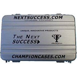 2 Pack RFID Aluminum Wallet Credit Card Holder- Mini Briefcase Design Prevent Electronic Credit Card and Debit Cards from Scan Theft