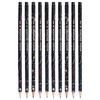 Nataraj Writing Pencils, Platinum, BLACK Bonded Lead, Pack of 24,