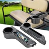 Roykaw Golf Cart Armrest with Cup Holder/Rear Seat Arm Rests