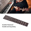 Ukulele Fretboard Rosewood Fingerboard 23in 17 Frets Replacement for Musical