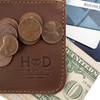Hide & Drink, Zippered Wallet, Card Case, Folded Bills Storage,