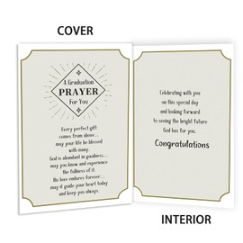 Graduation Card with Prayer Religious,DaySpring Religious Graduation Cards,Religious Graduation Gifts for Him Her,Christian Graduation Cards for Women Men