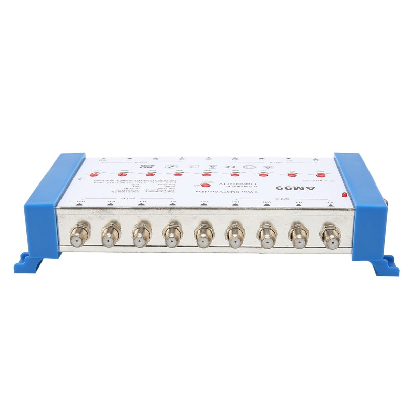 9 Way SMATV Amplifier Professional Plug and Play Satellite TV