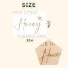 Raoformi Our Little Honey is Turning One Decal - Bee
