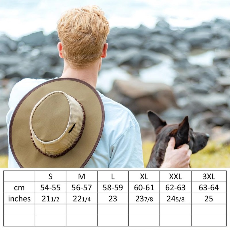 Outdoor Travel Hat Crushable Made in Australia Kangaroo Leather Sun
