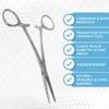 Dog Pet Ear/Nose Hair Puller Grooming Hemostat Locking Forceps Pliers,