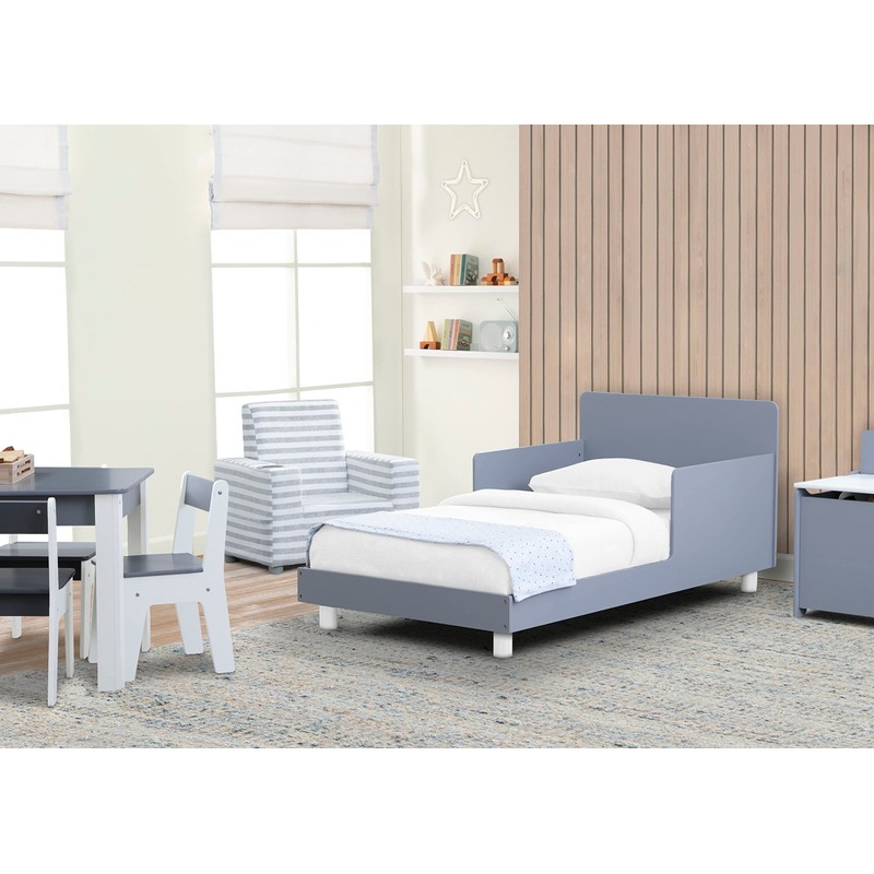 GAP GapKids Toddler Bed - Greenguard Gold Certified, Grey/White