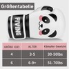 FIVING Children's Boxing Gloves, Panda Design, 4-6 oz, Breathable Mesh,