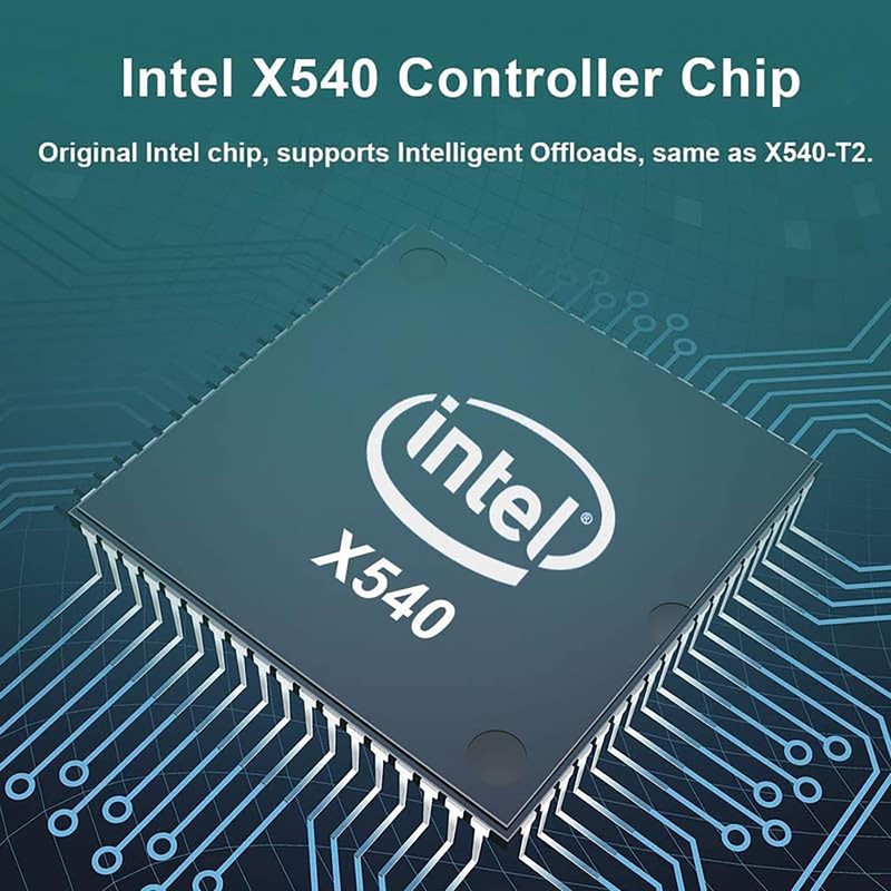 ipolex Dual RJ45 Copper Ports for Intel X540-T2, 10GbE Converged
