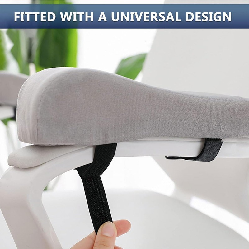 AIMALL Memory Foam Armrest Pads for Office Chairs - Thickened