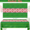 4 Pack Watermelon Rind Tablecloth Green Melon Rectangle Table Cloth
